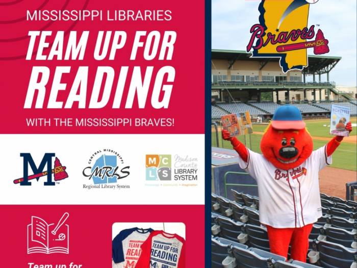 [Team Up for Reading with the Mississippi Braves for Library Night]