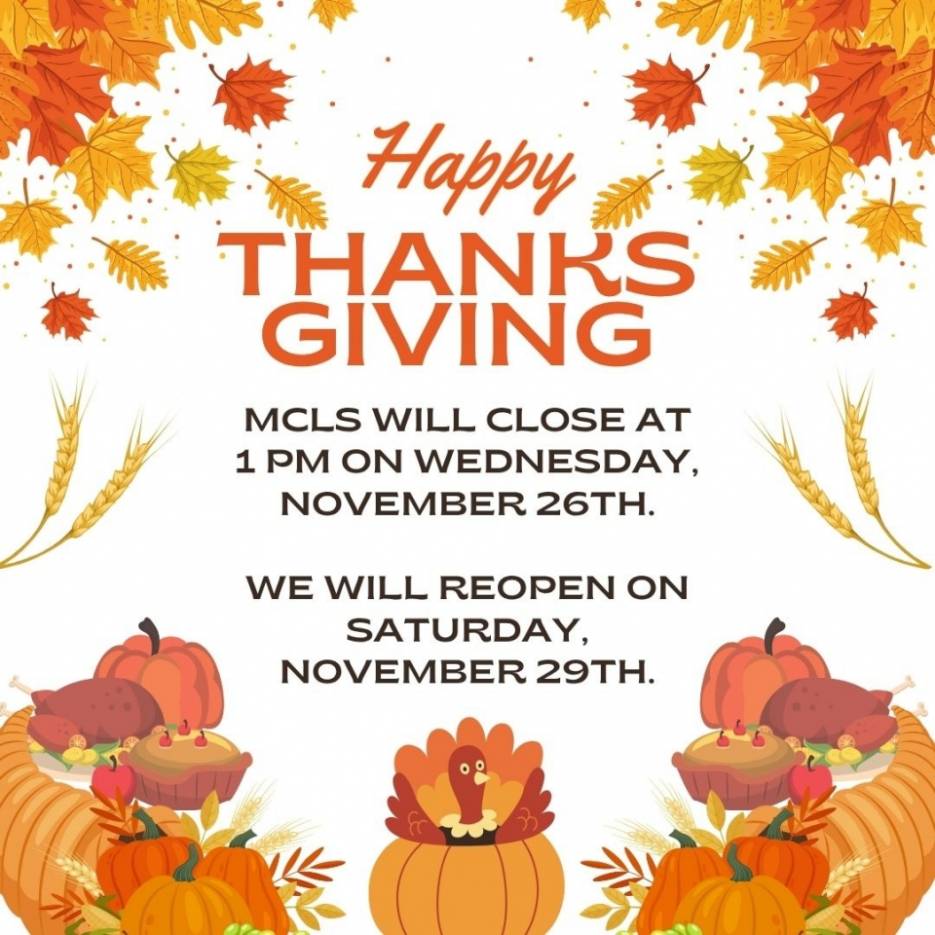 Thanksgiving Hours